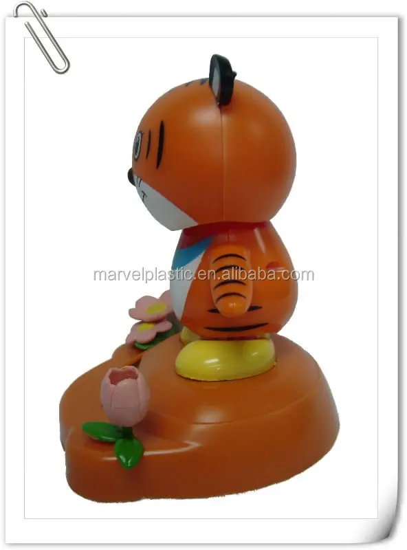 
solar moving tiger toy figure 