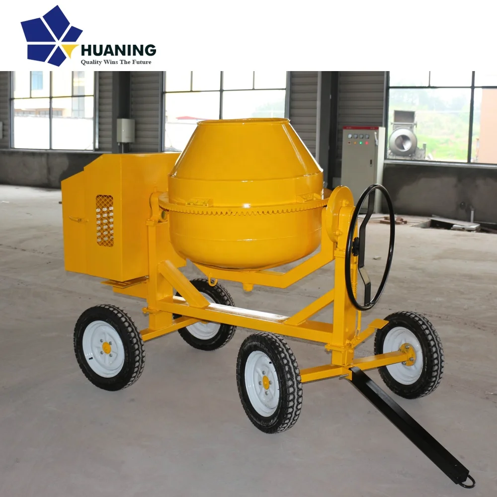 Good quality and easy to use CM350-4C Tilting drum concrete mixer for sale