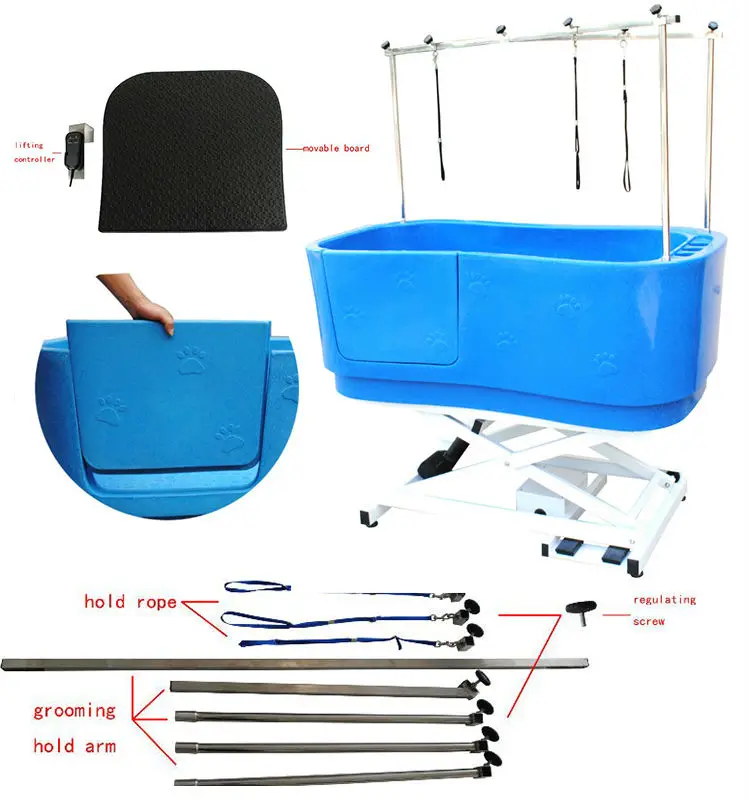 
2020 Improved electric plastic dog cat grooming bath tub/H-112 