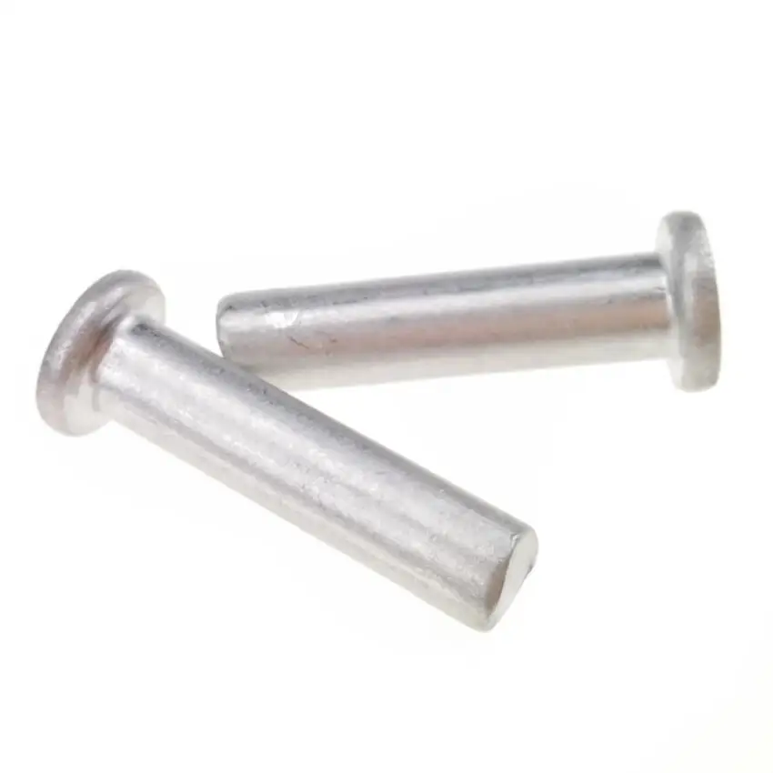
Aluminum Rivets Flat Head Solid Grade 6061 Fastener 