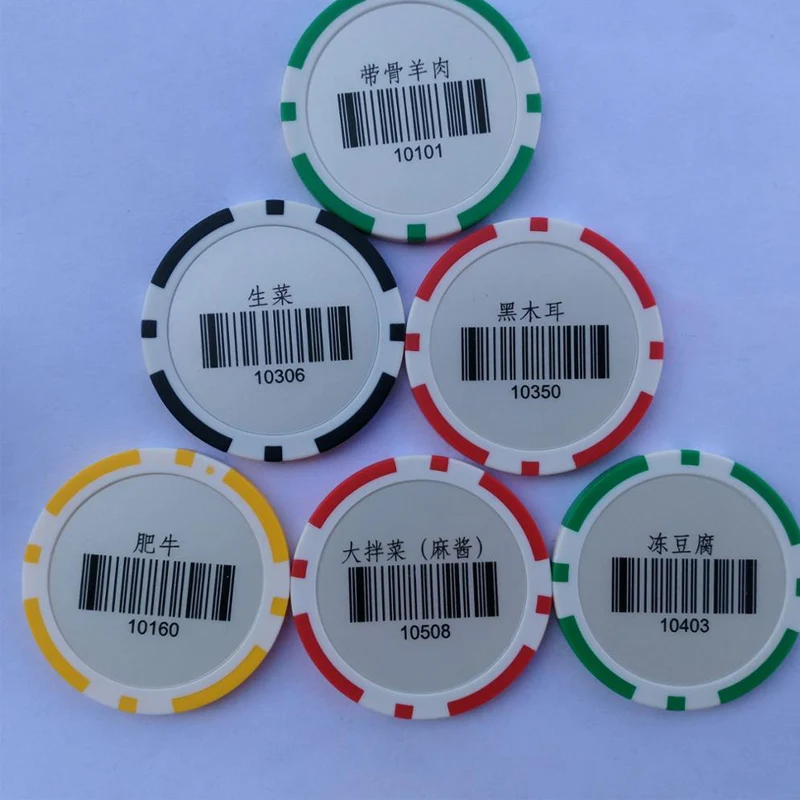11.5G Two-tone REFERACTION sticker poker chips,Custom souvenir poker chips,Custom poker chips