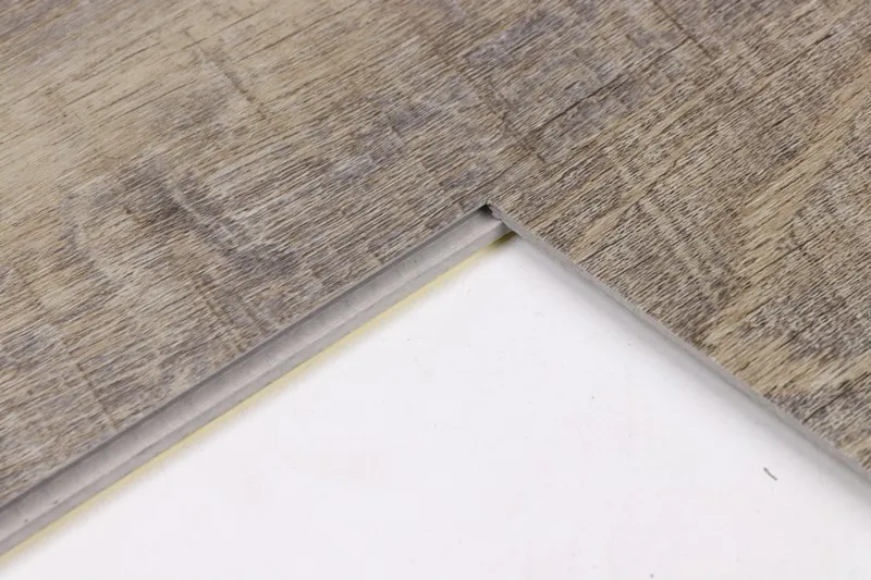 100% Vinyl Rigid Core SPC Plastic Floor With EVA Pad