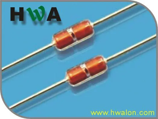 Осевой стекло инкапсулированный NTC термистор для компенсации OEM поставка фабрики