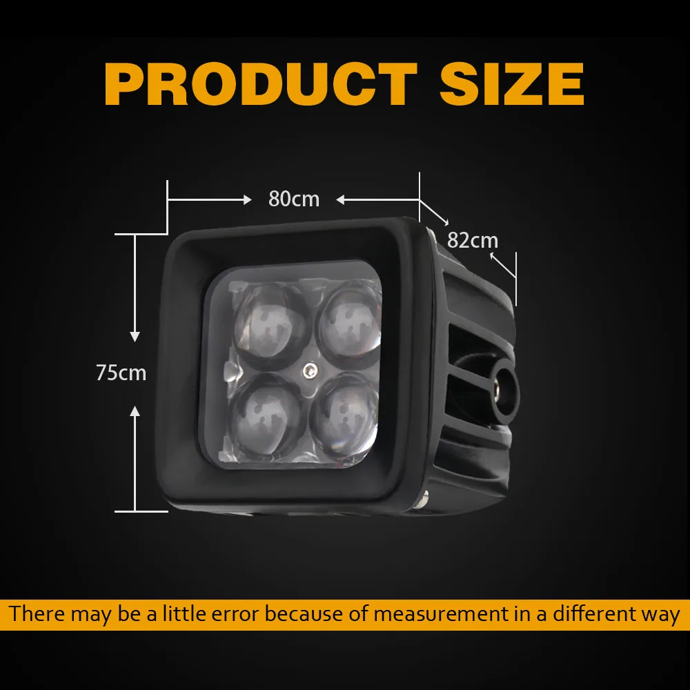Wholesale Floodlight 3 Inch Waterproof 12V Car Led Work Light 12W