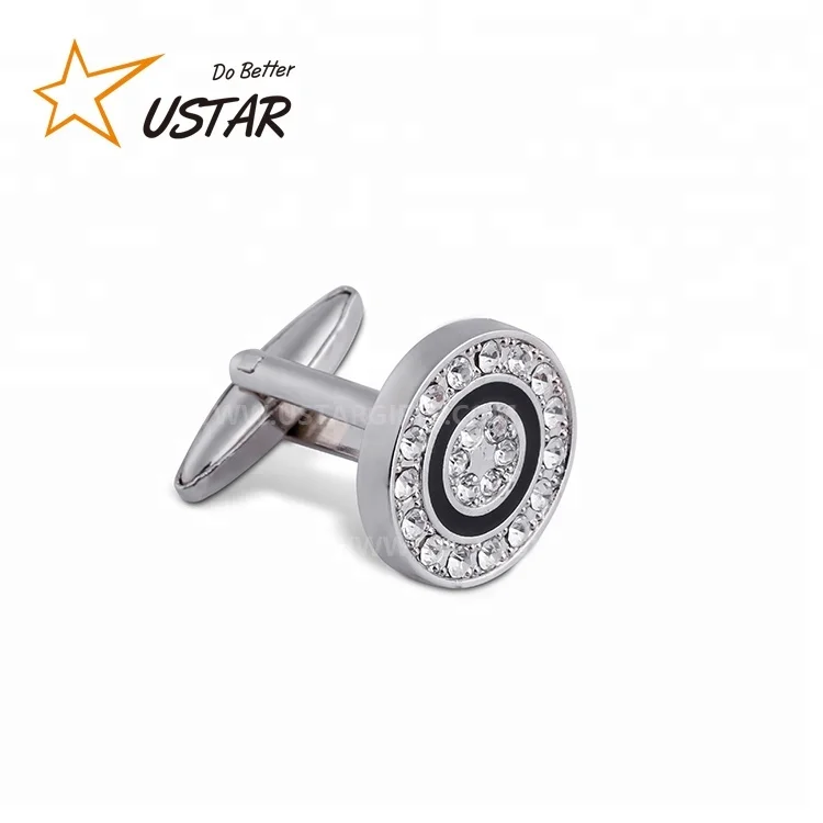 Factory custom car brand name cufflinks, blank engraved logo printed enamel cufflinks