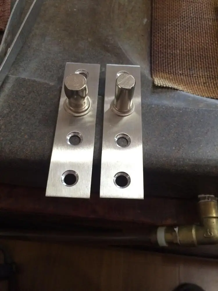 Top shaft 304 stainless steel floor spring with frame glass door accessories upper pivot