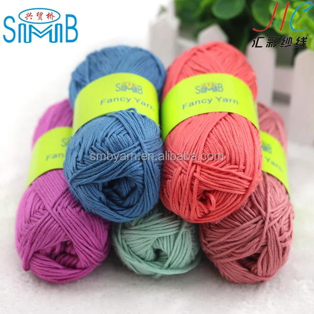 HB3422 huicai пряжа из натурального волокна, популярная фабрика, оптовая продажа, 100 хлопчатобумажная Бамбуковая пряжа для ручного вязания