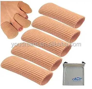 Gel Finger Toe Cap Sleeve,SiliconeToe Protector Tube for Bunion,Hammer Toe