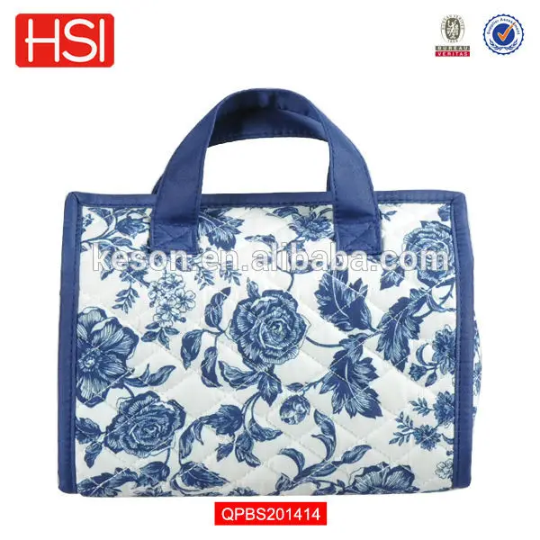 2015 мода мешок н-ролла идти стеганый хлопок косметические мешки с отделениями раза- из косметический мешок одеяло мешок