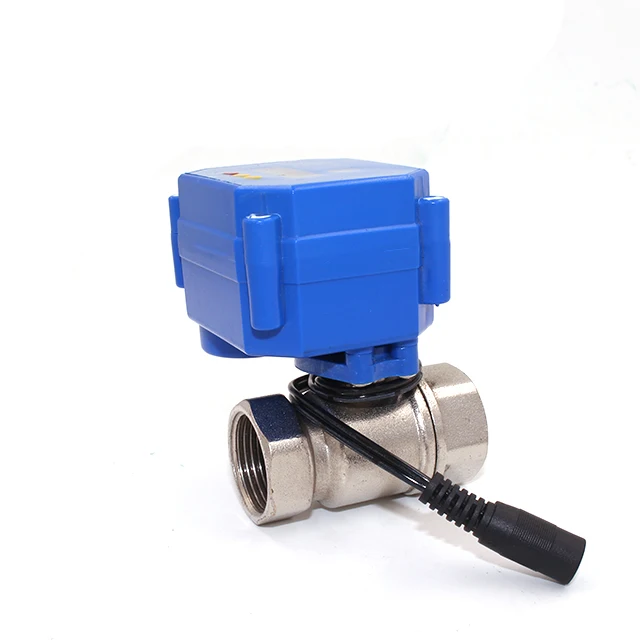 Timer Controlled Automatic Drain electric ball valve brass electrically opera 2 way electric valve motorized valve with timer