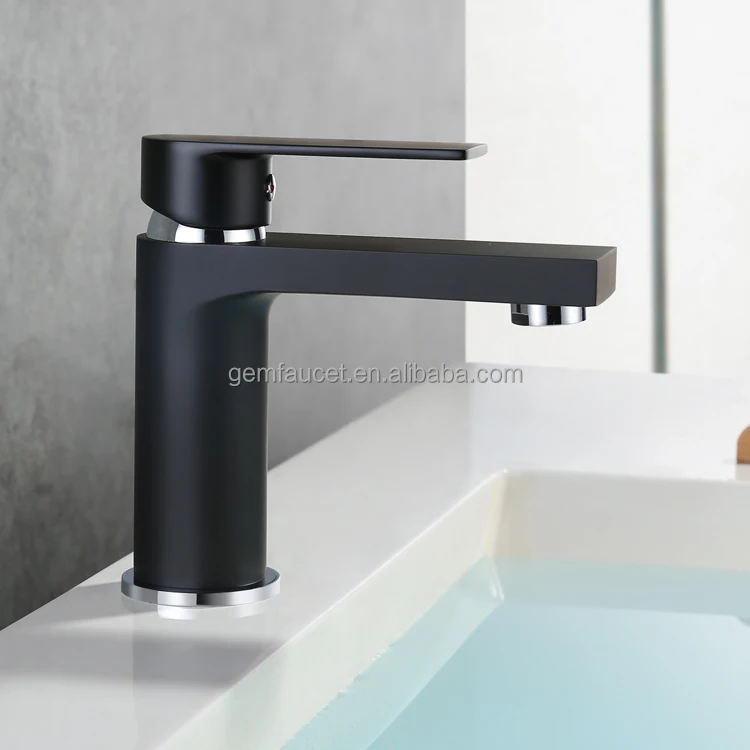 New Single handle brass washbasin faucet in chrome
