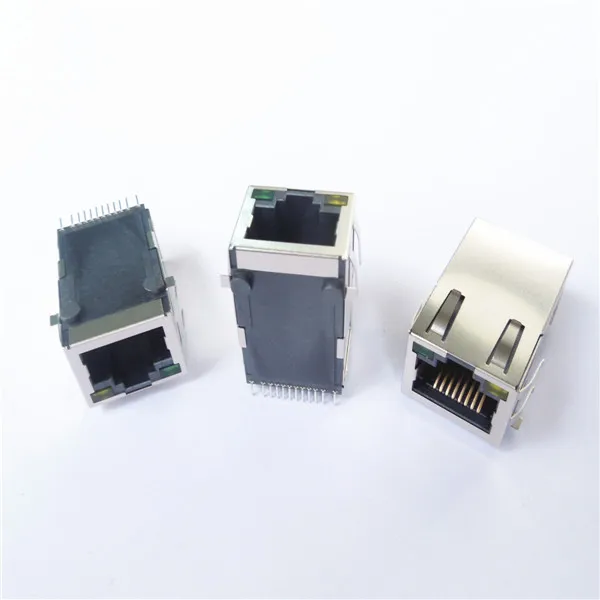 J3026G21DNL rj45 tab up разъем типа smt pcb jack разъем ethernet 100base-t