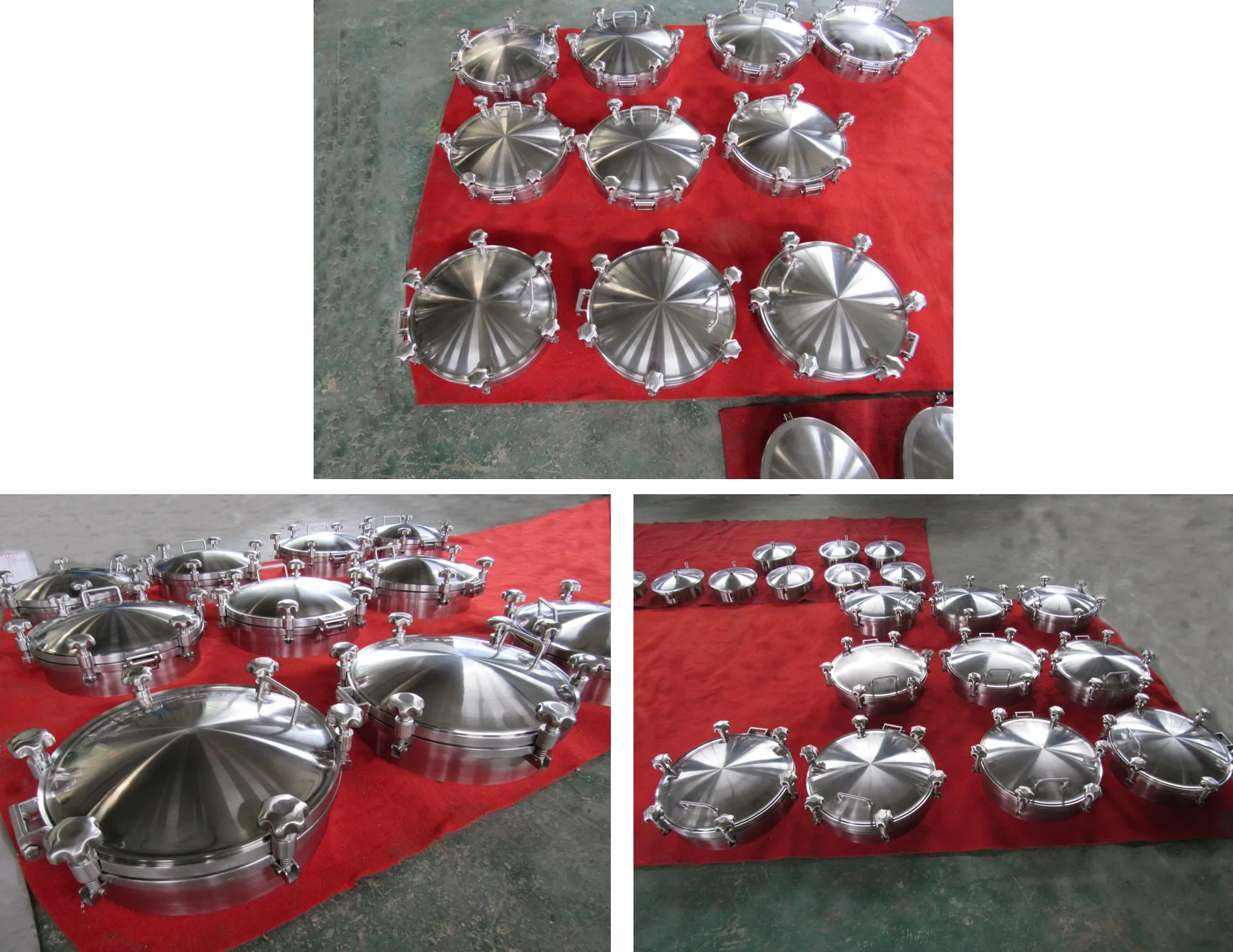 
2021 NEW food grade Sanitary stainless steel Rectangular Manway Manhole cover for beer tanks 