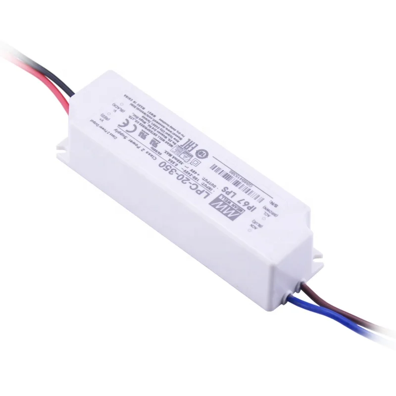 Mean well led driver LPC-20-350 20W 350ma led driver