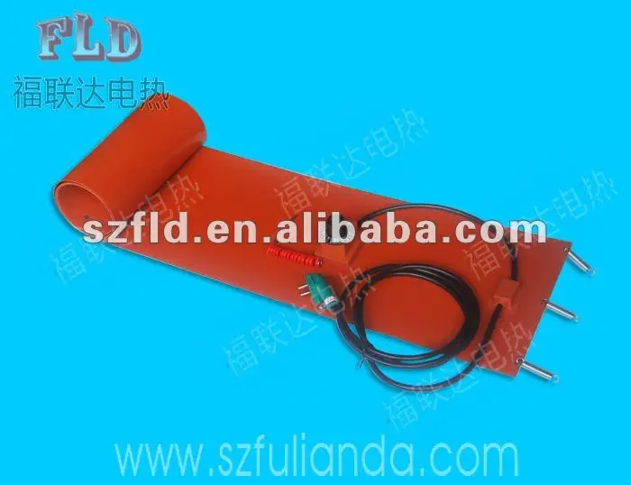 настроить силиконовые барабана нагреватели одеяло размер 250*1740*1.5mm мощность 2000 вт напряжение 230