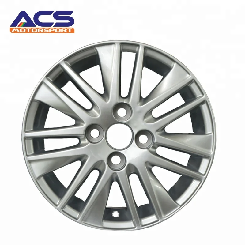 
Factory price sale silver color 14 or 15 inch steel aluminum alloy wheels 