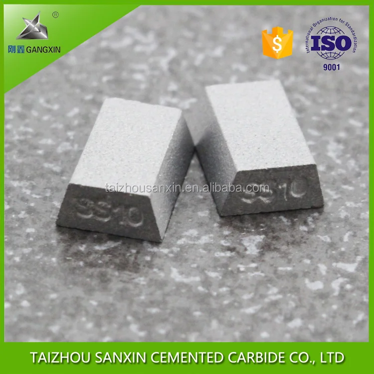 factory supply Gangxin Brand tungsten carbide ss10 stone cutting tips carbide brazed stone cutting inserts sanxin