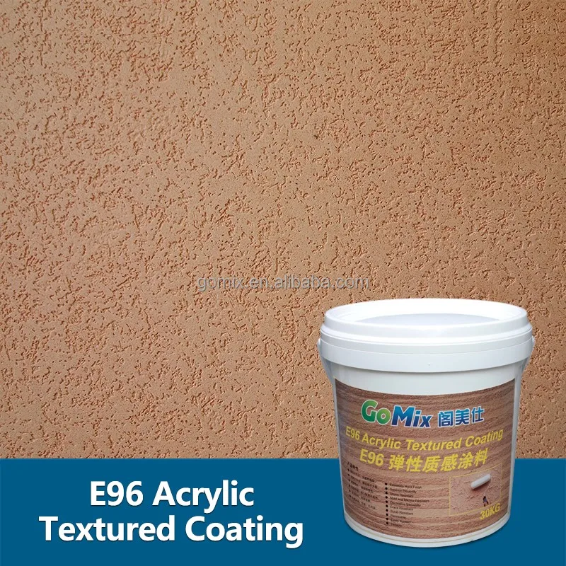 Hard Finish Crack Resistant E96 Paint for Rendered Walls