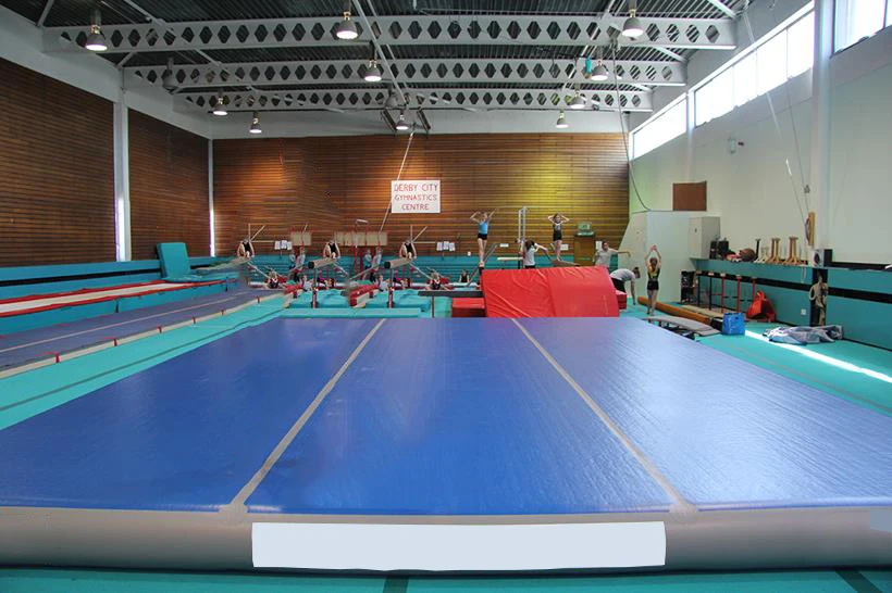 large Inflatable Tumbling Mat Air Tracks floor home Gymtastic mat Tumbling Airtrack for dance class