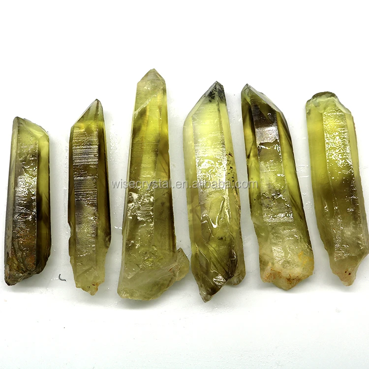 Real Himalayan crystal point citrine crystal point Lemurian Seed