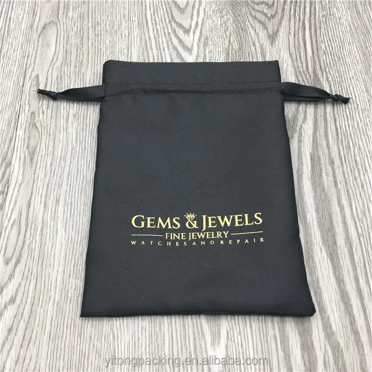 
Wholesale Silk Satin Jewelry Drawstring Bags With Logo 