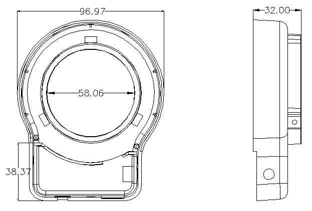 Vision Lighting Microscope LED Ring with Dimmer for Video Microscope