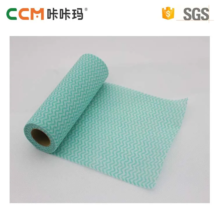 China factory customized disposable spunlace nonwoven fabric kitchen cleaning dishcloths
