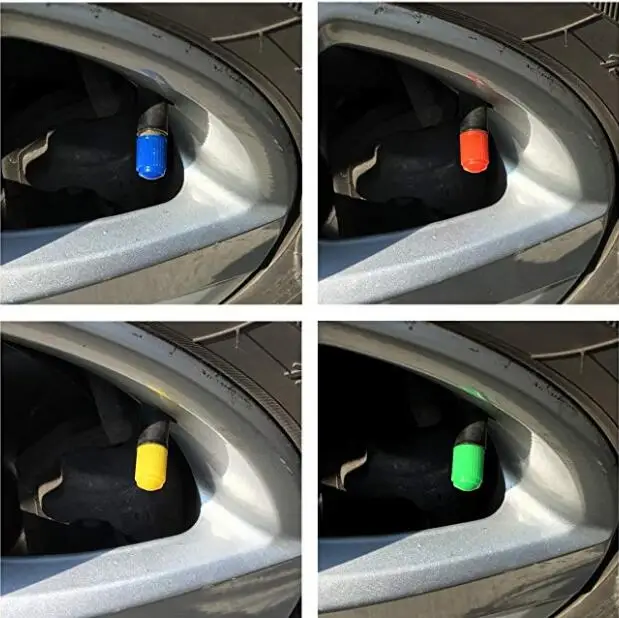 Plastic Tyre Valve Dust Caps for Car, Motorbike, Trucks, Bike and Bicycle