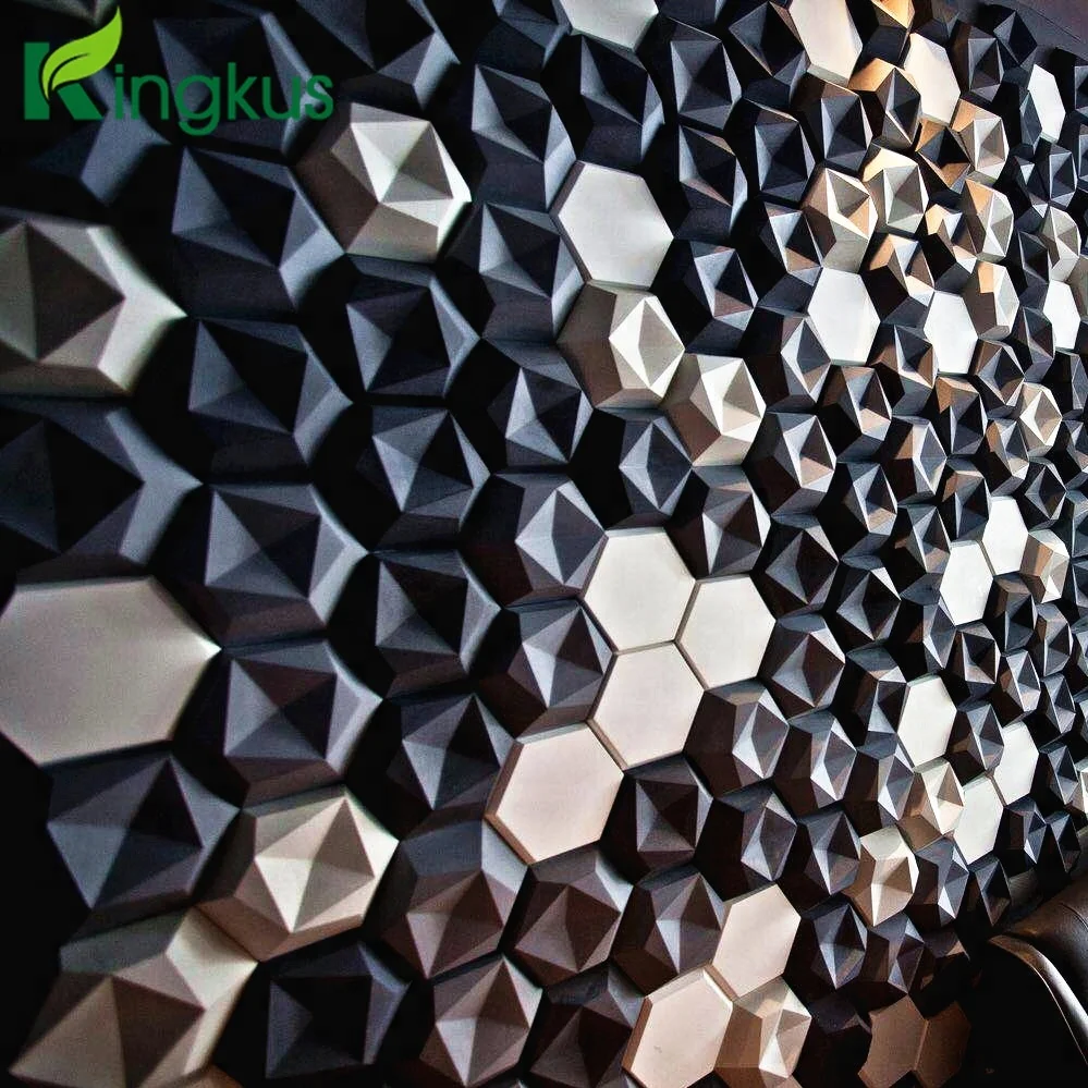 
3D Edgy soundproof material 3D wall panel 