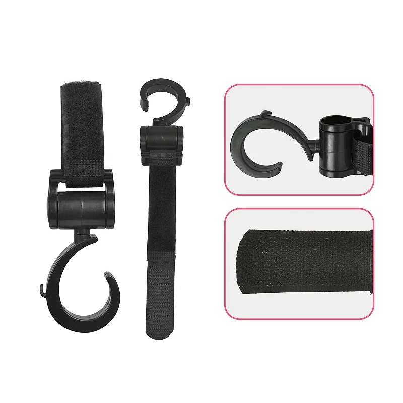 Amazon top seller 2022 Universal stroller hook with strap
