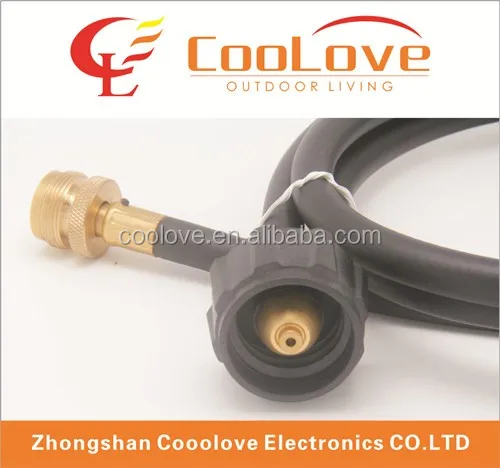 12 feet connects appliance to refillable propane cylinder adapter hose
