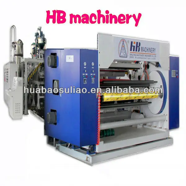 fully-automatic winding system cast PVC cling film line