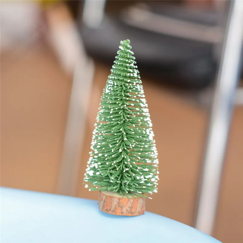 Christmas Tree Mini Christmas Decoration For Home Xmas 5 size A Small Pine Tree Placed In The Desktop
