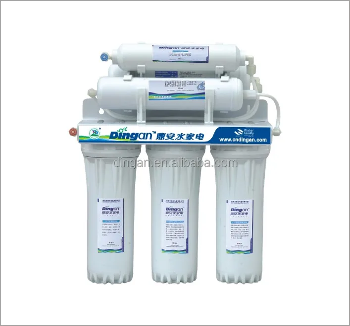 
Good quality NINGBO DingAn DA-50GL1010 CE certified 5 stage pumpless ro system 
