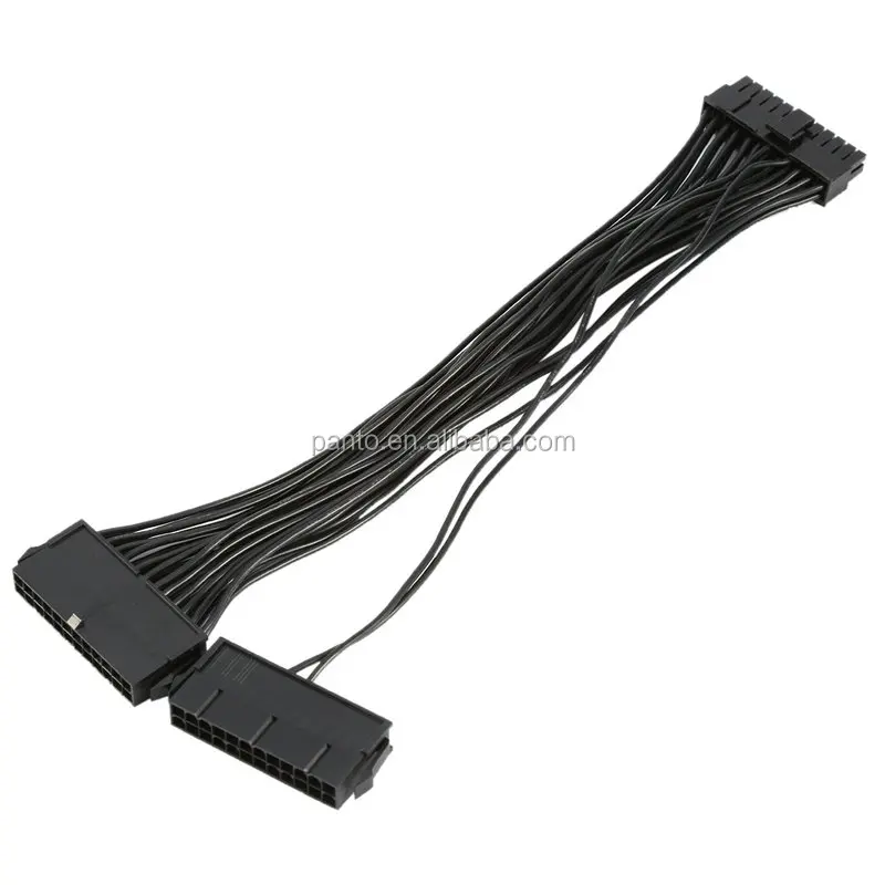 
ATX 20+4pin power supply psu dual cable 