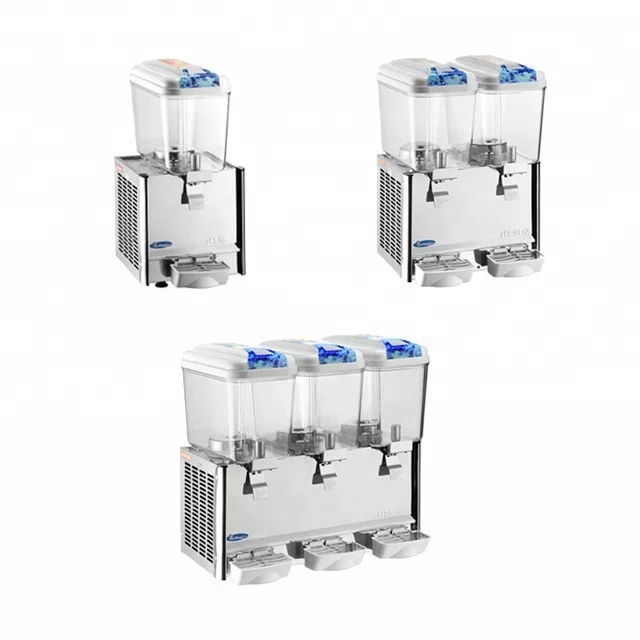 18L 3 tanks wholesale commercial cold juice drink machine/beverage dispenser with led light