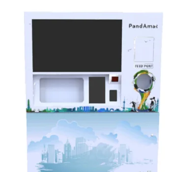 
circle6000A03 recycling vending machines for plastic bottle and can, compression and customized 