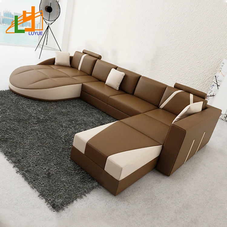 Luxury Alibaba Online Sale Sofa Set Corner L Shape canape salon Modern Hotel Office living room sofa