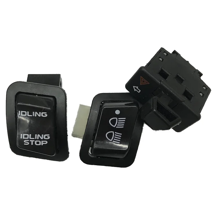 Мотоцикл нажмите переключатель руля кнопка выключения/на поворотов свет фар кнопочный переключатель