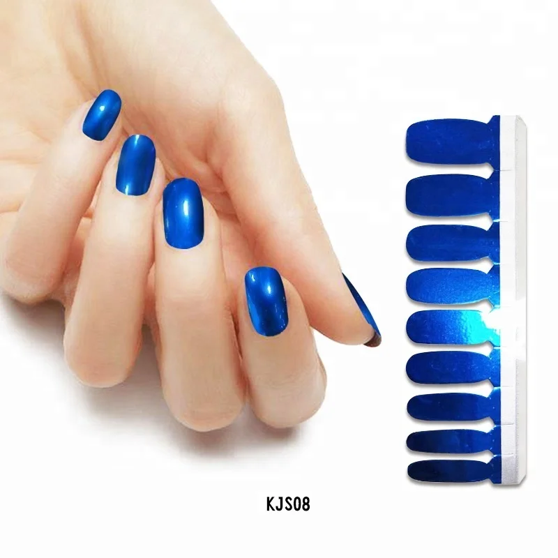 irregular broken glass mirror hologram nail art decoration foil transparent holographic nail stickers