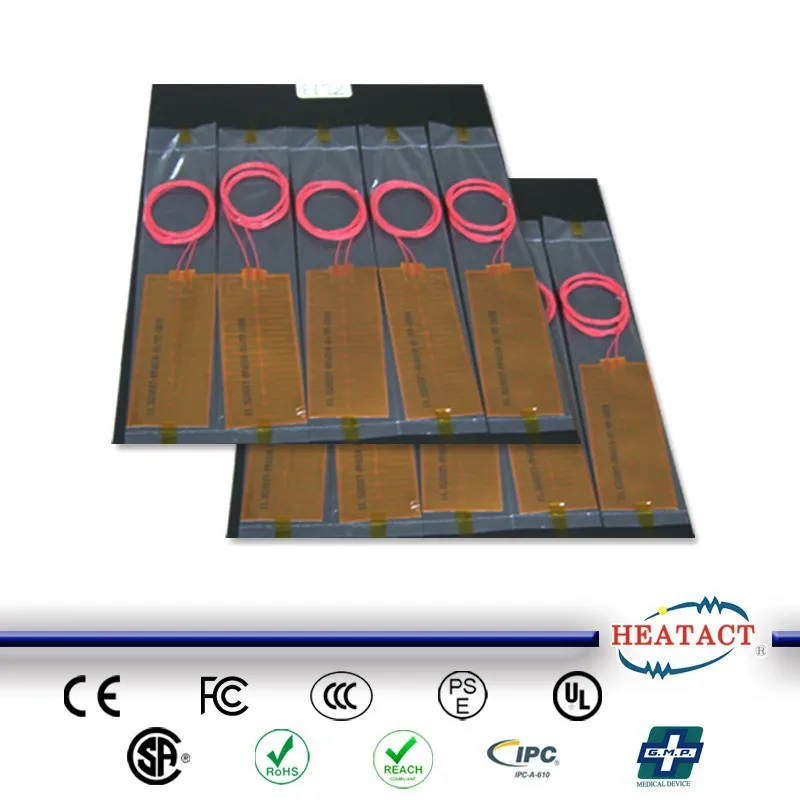 Factory Wholesale Taiwan customized kapton flexible heater heating element for computer