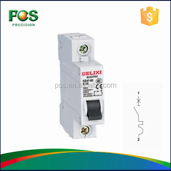 Приятные Глазу Delixi выключателя DZ47 защита от перенапряжения