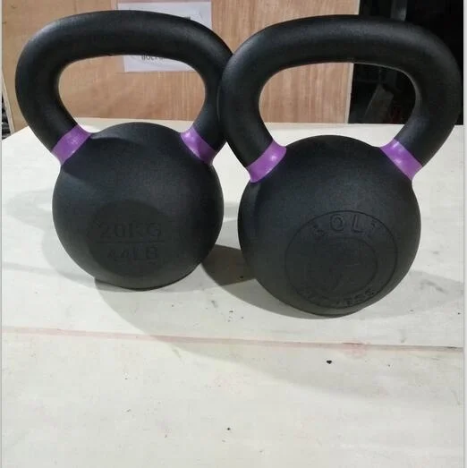 Высококачественный чугунный кросс-тренировочный фитинг Kettlebell для использования в тренажерном зале товары домашнего спортзала