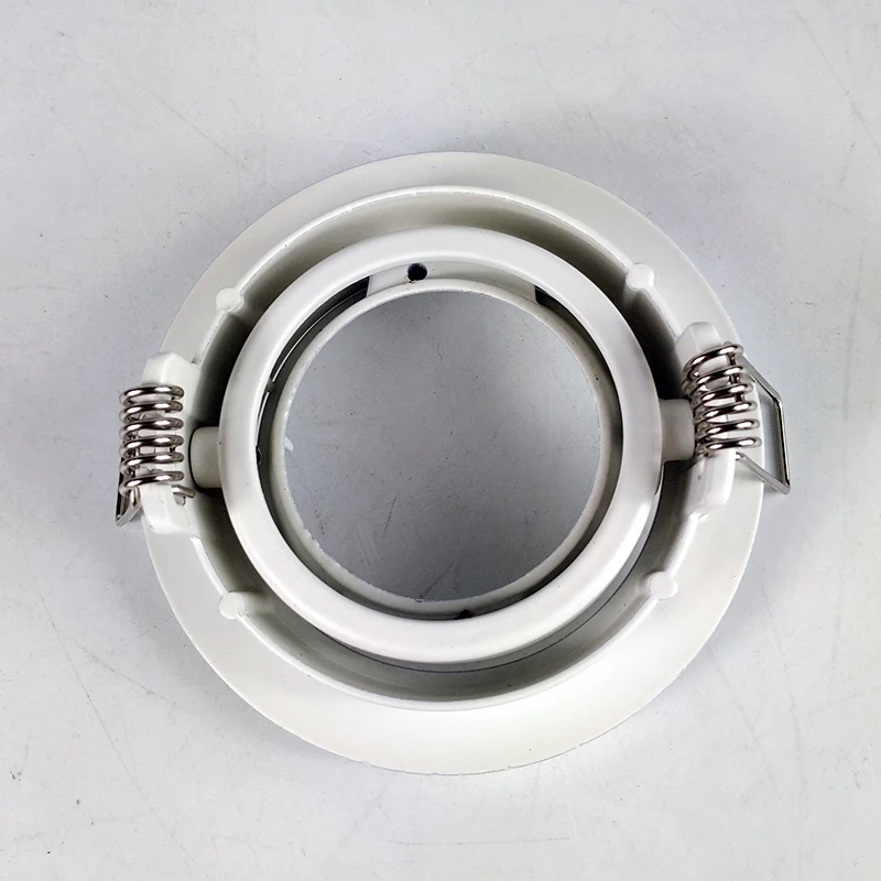 
Round Front change Bulb Easy installation MR16 GU10 Downlight Holder 