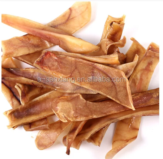 wholesale dog snacks natural dried pig ear strip