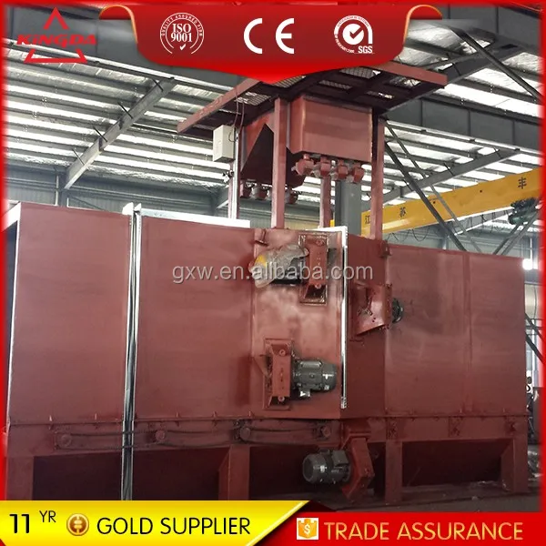 
Pass though type shot/sand blasting machine for welding steel h beam steel section 