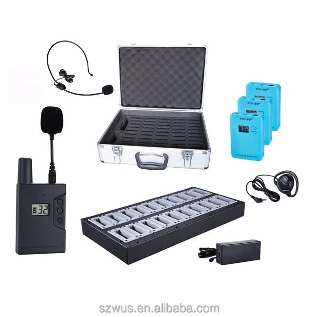 Portable voice translator,wireless tour guide interpretation System for international conference,group training devices