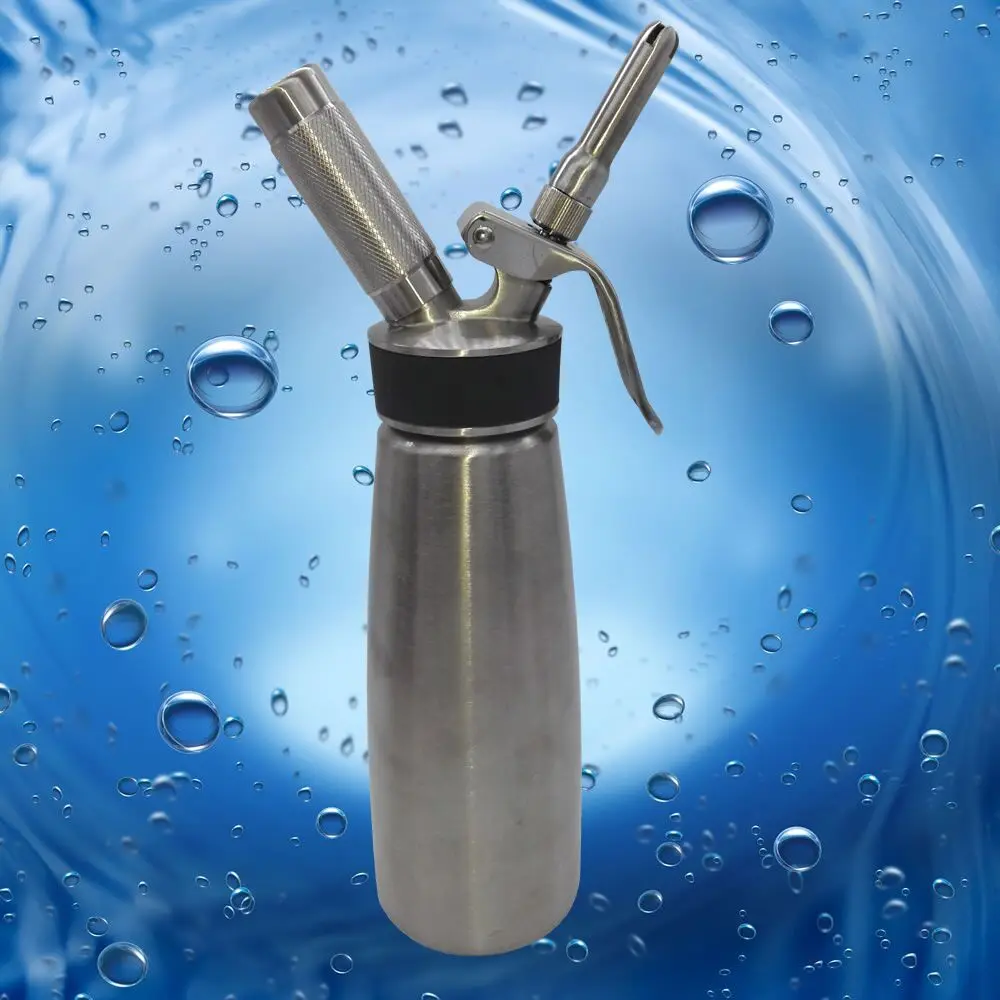 500ml heating SS Whipped Cream Dispenser with nozzles Stainless Steel Whip Cream Charger Dispenser