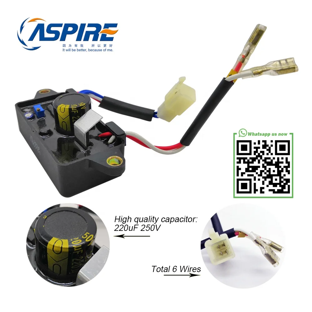 
Generator Single Phase 2kw AVR Gasoline Generator Spare Parts Automatic Voltage Regulator 2kw 