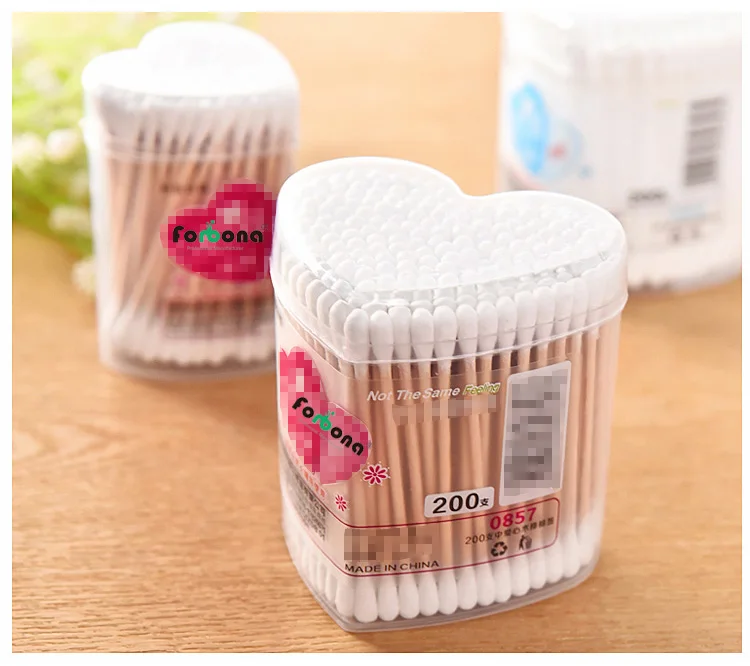 Double head box packed cotton buds